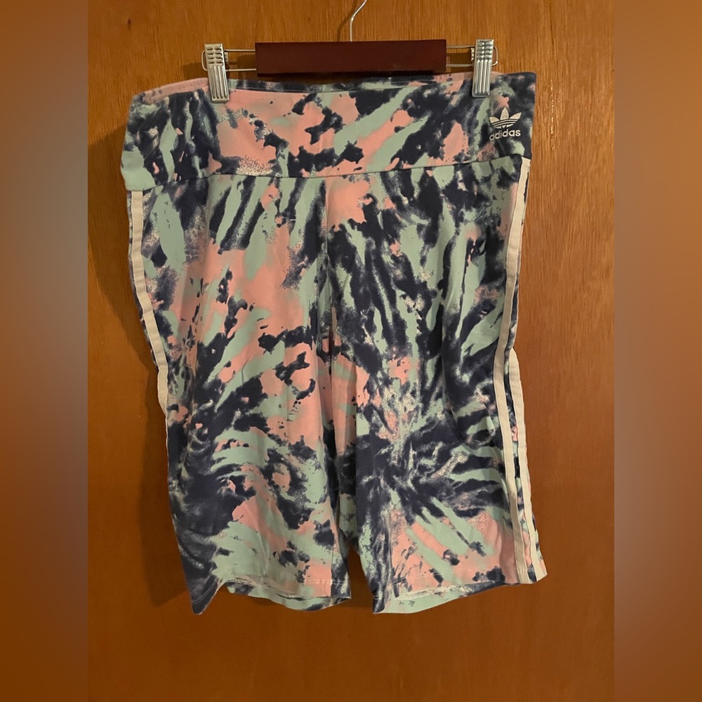 Adidas Tie-Dye Bike Shorts